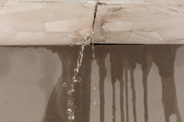 Professional Flood Damage Cleanup technician working in Harmony, NC